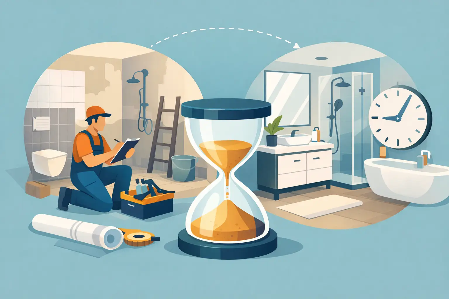 How Long Bathroom Remodel Takes