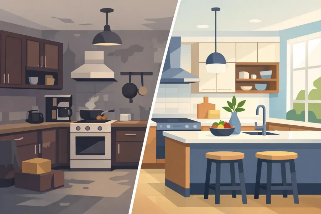 Kitchen Remodel Before and After Changes That Matter