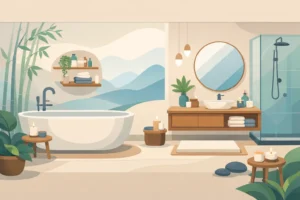 A Spa Style Bathroom Remodel That Feels Restful
